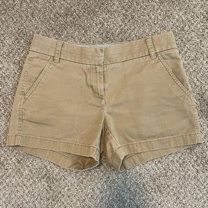 JCrew Khaki Chino shorts - Size 2